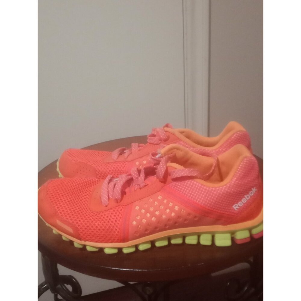 Reebok Realflex Scream 2.0 Womens Size 9 Pink Walking Running Shoes Sneakers - Picture 9 of 12